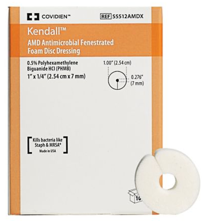 Kendall AMD Antimicrobial Foam Disc