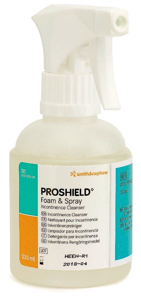 Proshield Foam & Spray Incontinence Cleanser