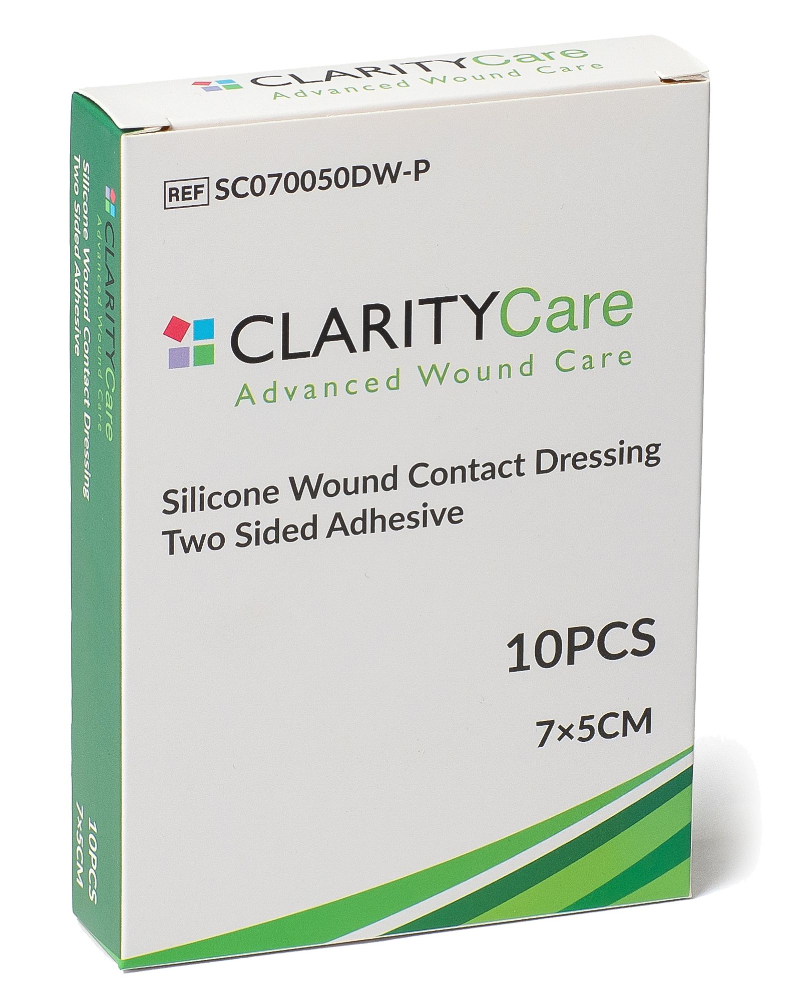 Clarity Care Silicone Wound Contact Dressing Two-Sided Adhesive